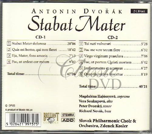 DVOŘÁK,A.: Stabat Mater (2CD)