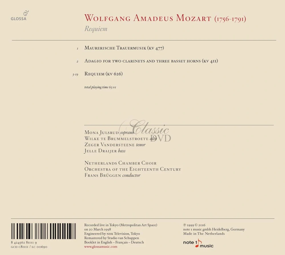Mozart: Requiem (CD)