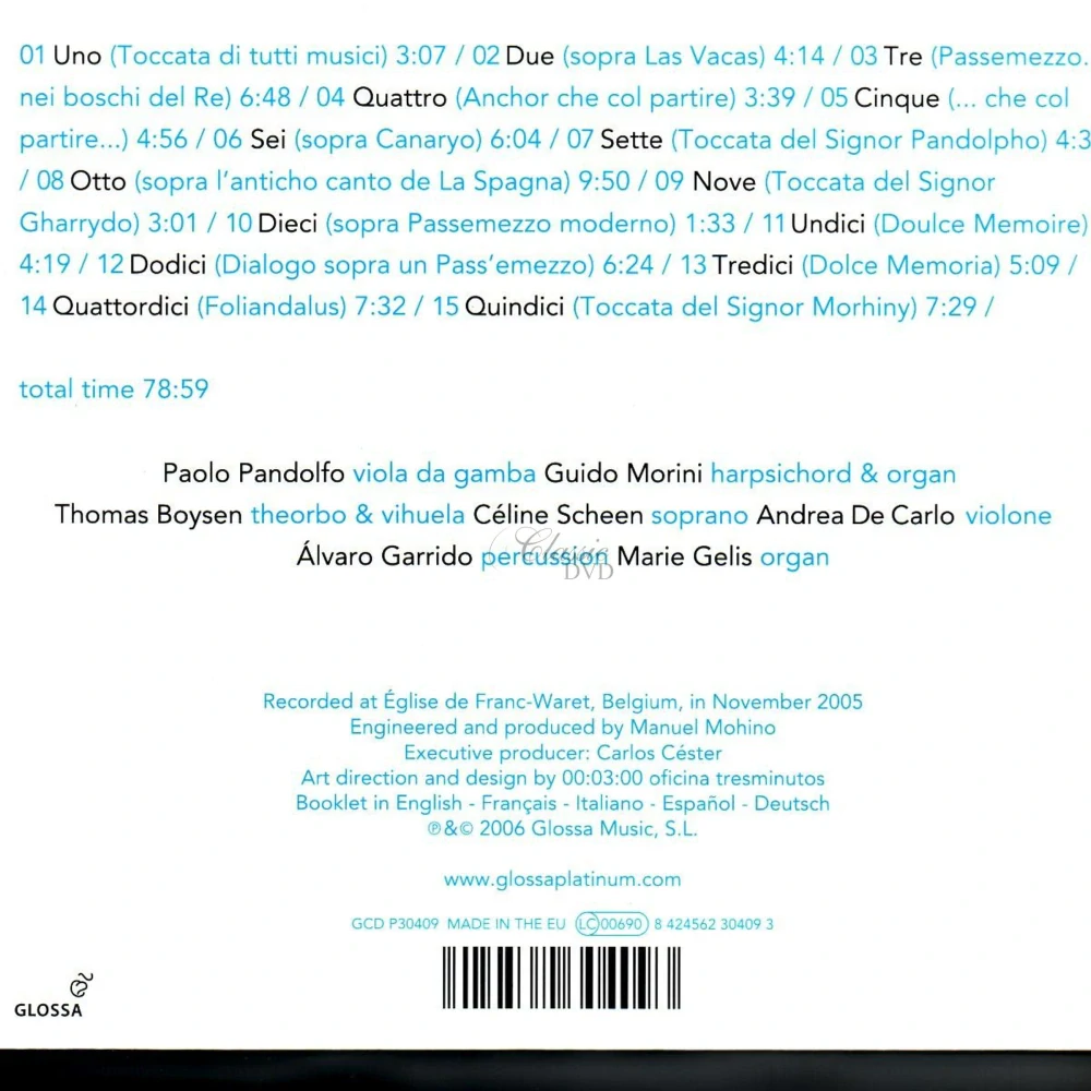 IMPROVISANDO Paolo Pandolfo (CD)