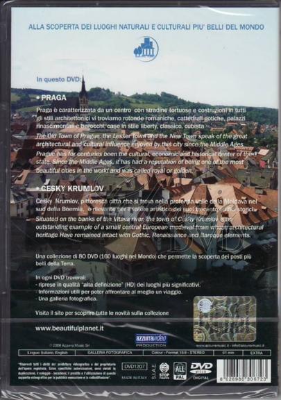 Praha a Český Krumlov – dvě perly evropské historie s unikátní architekturou od gotiky po baroko (DVD)