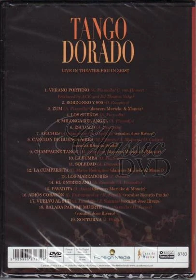 TANGO DORADO: In concert (DVD)