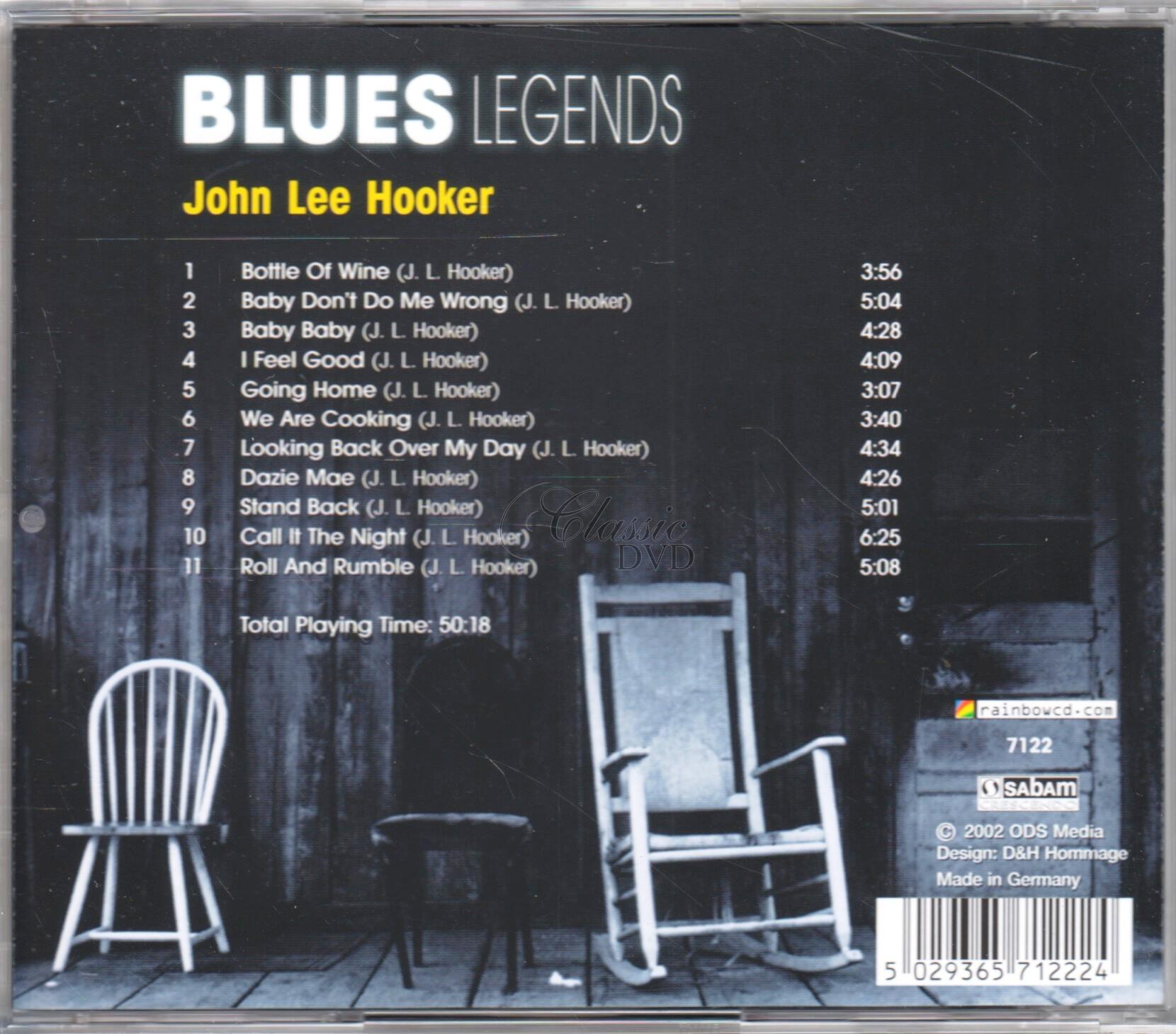 JOHN LEE HOOKER: Blues legend - Originální nahrávky (CD)