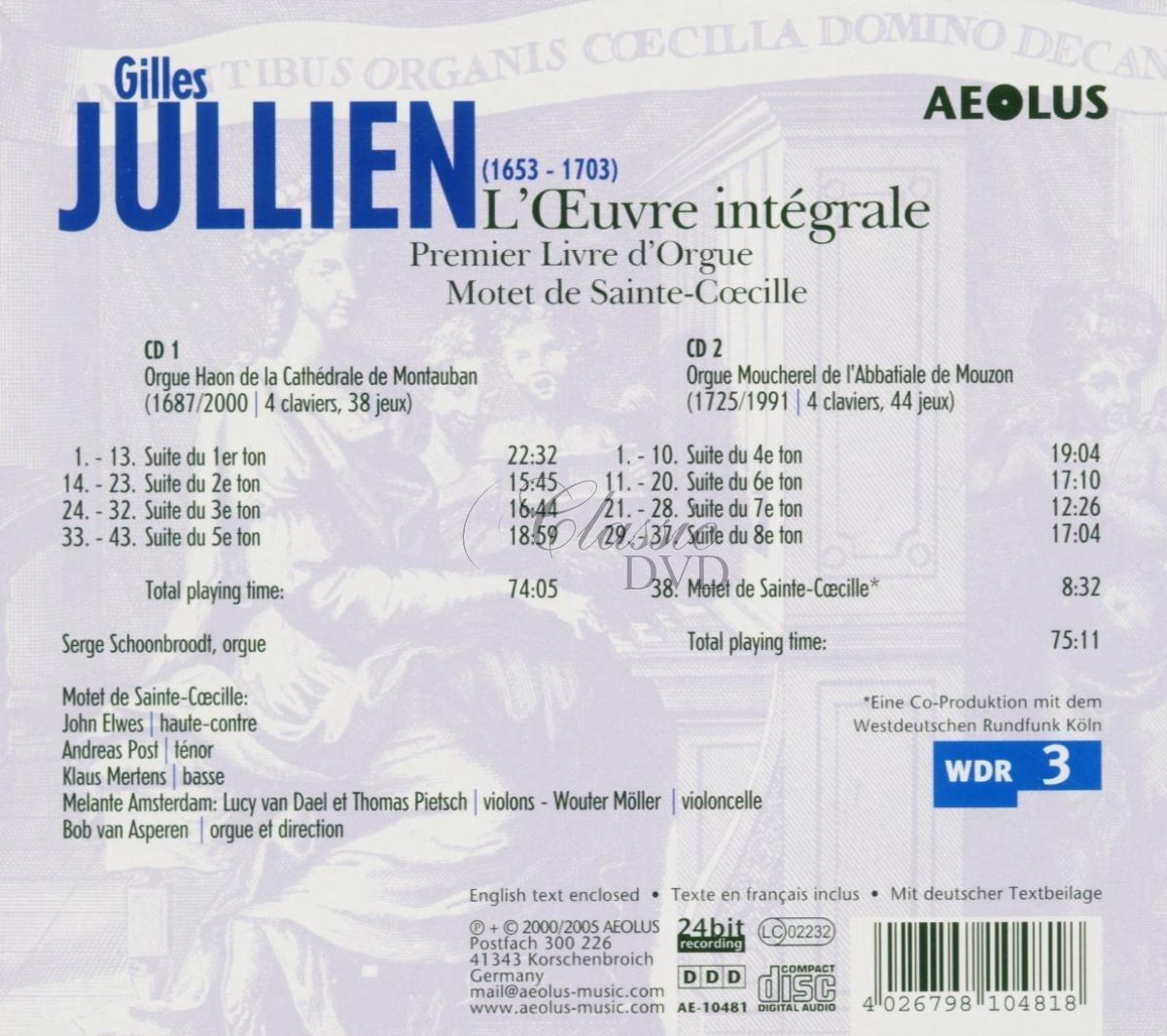 JULLIEN,G.: Complete Works (2CD)