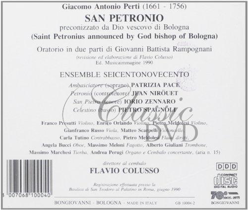 PETRI,G.: San Petronio [Colusso] (CD)