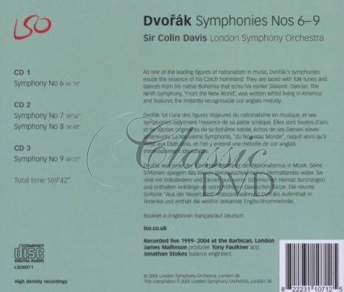 DVOŘÁK,A.: Symfonie 6-9 (3CD)