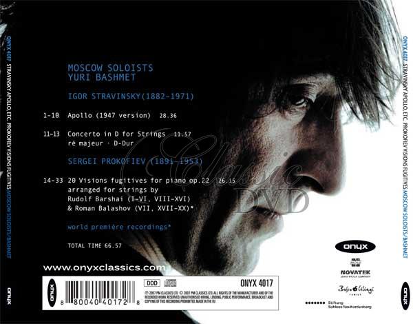 Prokofiev - Vision Fugitives; Stravinsky - Apollo (CD)