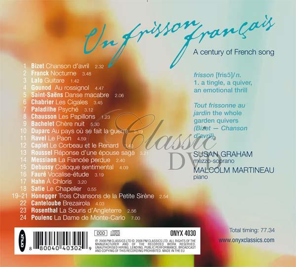 SUSAN GRAHAM: Un frisson français (CD)