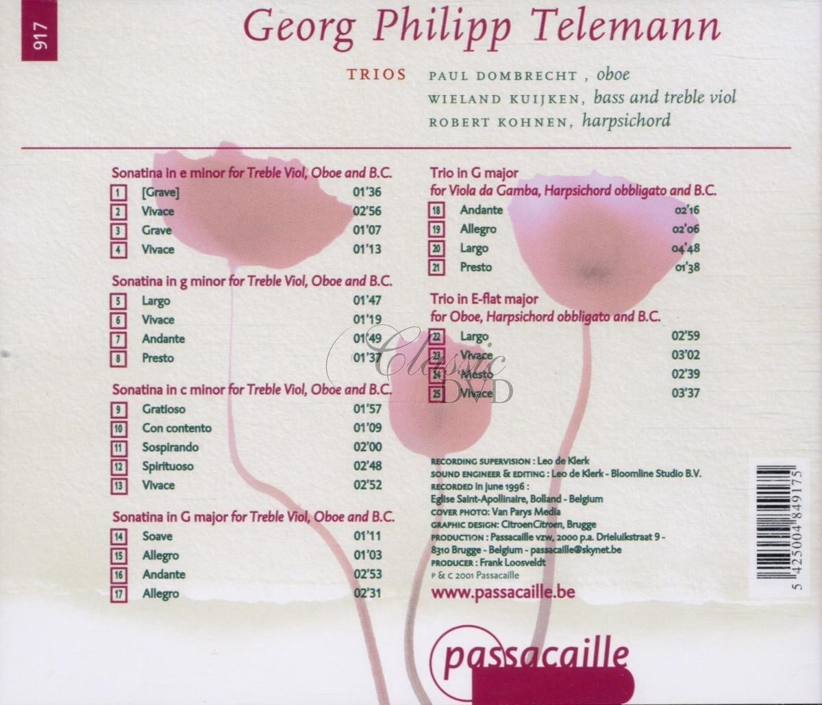 TELEMANN,G.P.: Trios (CD)