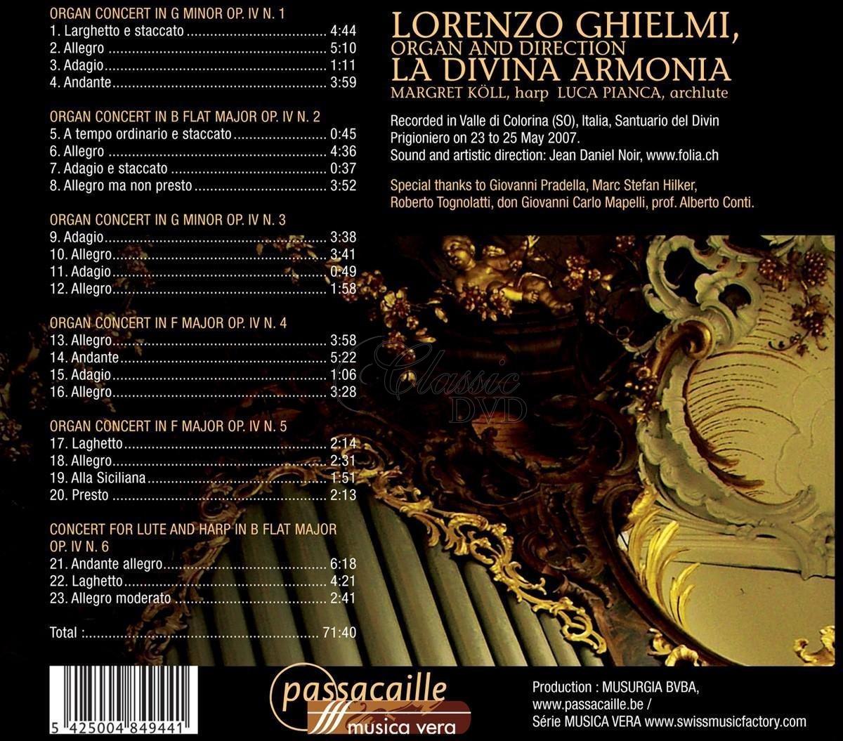 HÄNDEL,G.F.: Organ concertos - Varhanní koncerty Op.4 (CD)