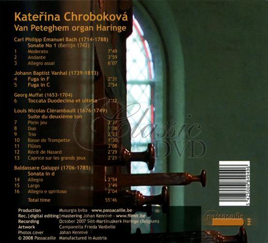 KATEŘINA CHROBOKOVÁ: Van Peteghem organ Haringe (CD)