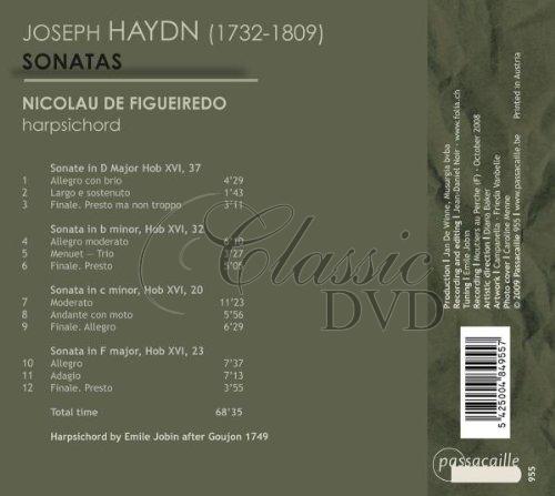HAYDN,J.: Sonatas for harpsichord (CD)