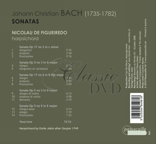Johann Christian Bach - Sonatas (CD)