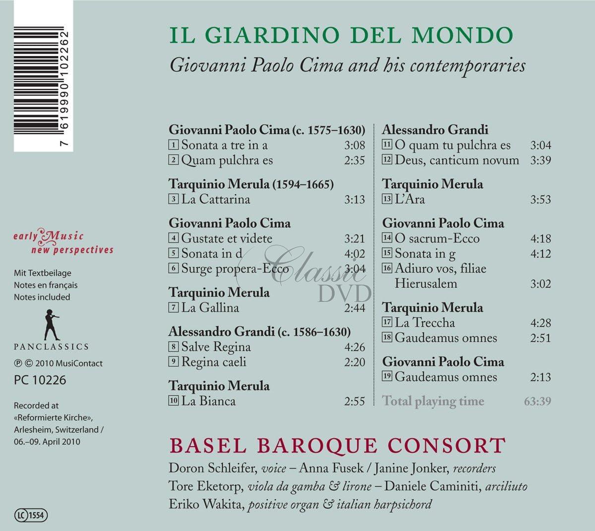 CIMA,G.P.: Il giardino del mondo (CD)