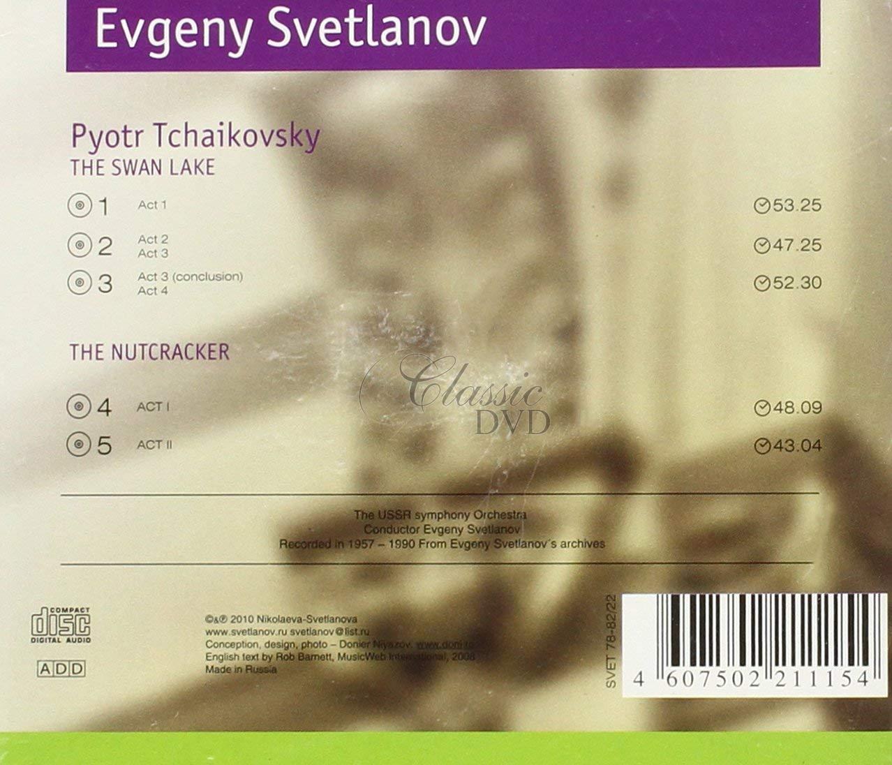 ČAJKOVSKIJ,P.I.: Nejznámější balety - Labutí jezero, Louskáček (5CD)