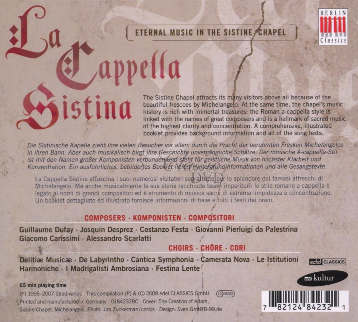 La Cappella Sixtina - Eternal Music in the Sistine Chapel (CD)