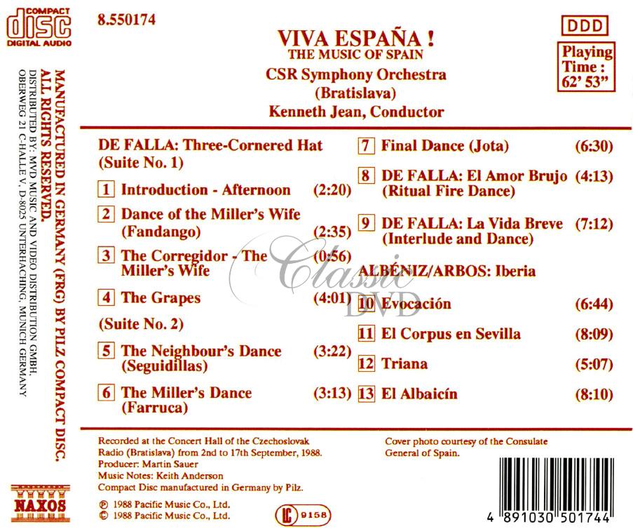 Viva España: The Music of Spain (CD)