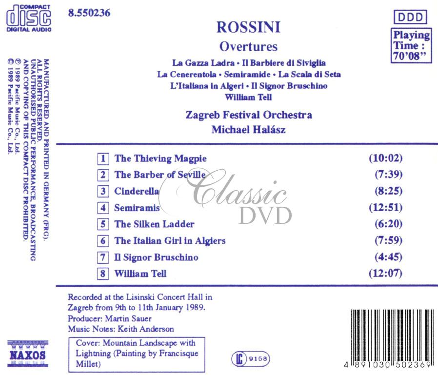 ROSSINI,G.: Overtures (CD)