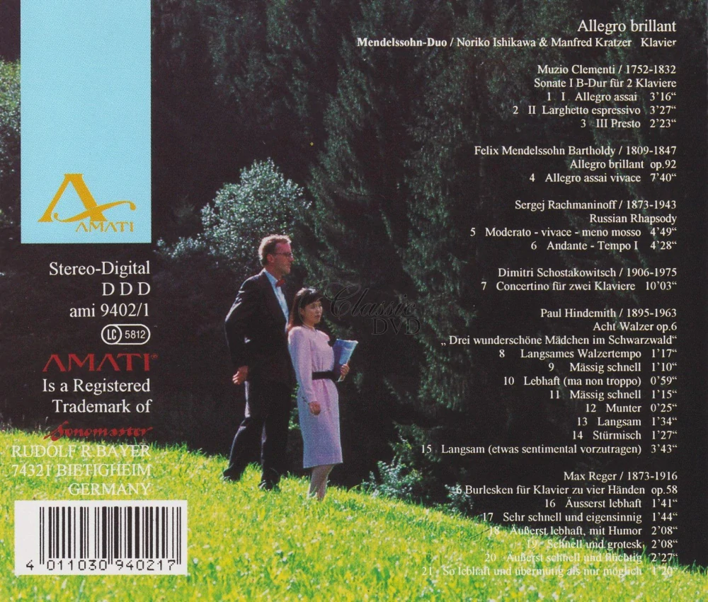 Works for Piano Duo - Noriko Ishikawa, Manfred Kratzer (CD)