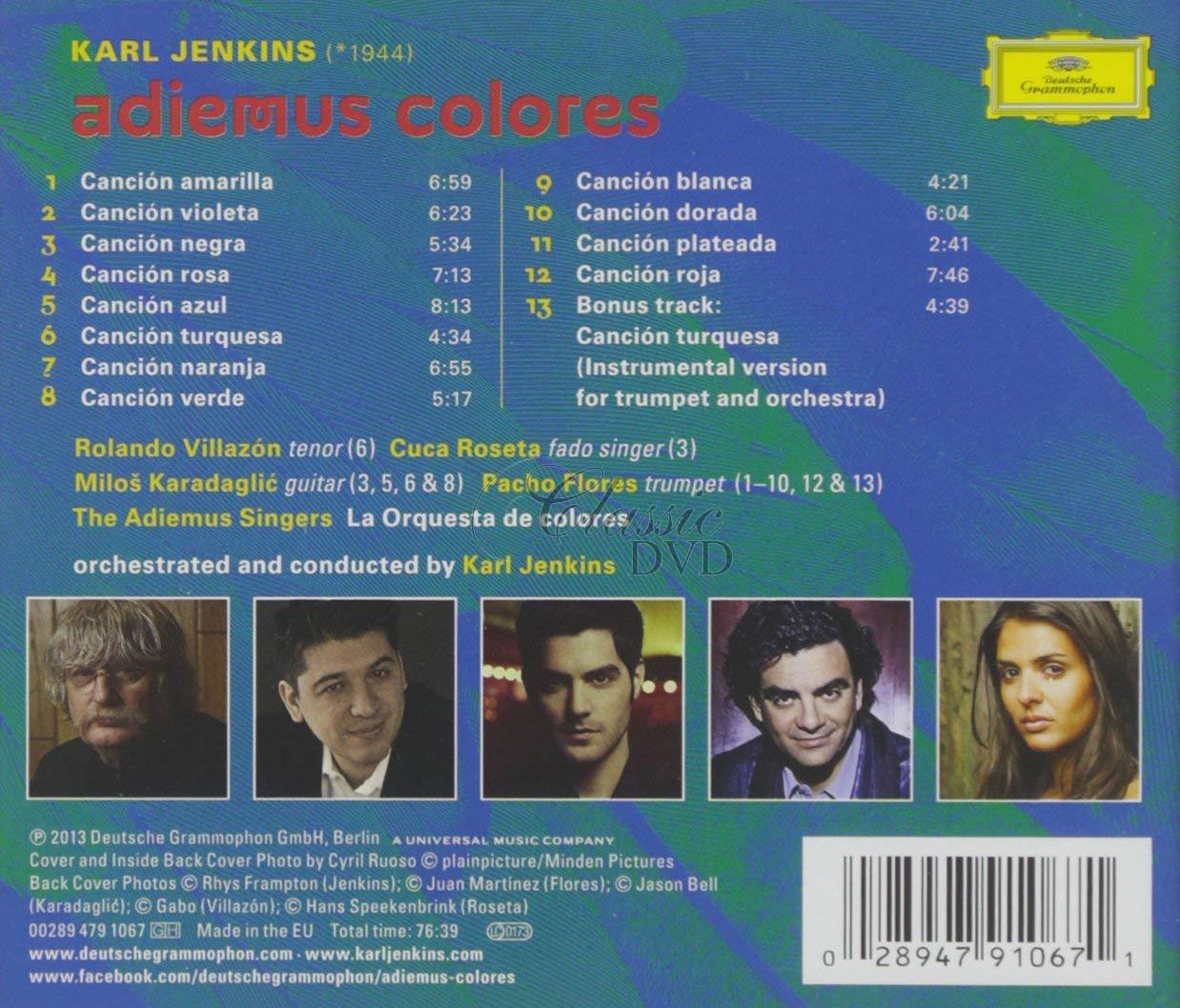 KARL JENKINS Adiemus Colores (CD)