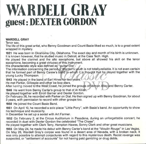WARDELL GRAY: The chase (CD)