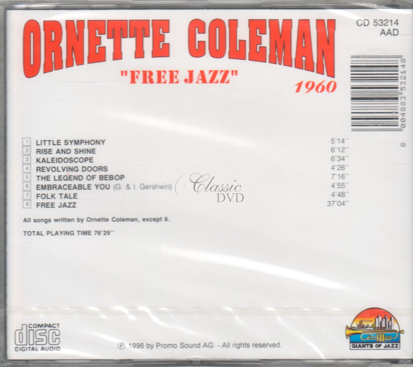 ORNETTE COLEMAN: Free jazz 1960 (CD)