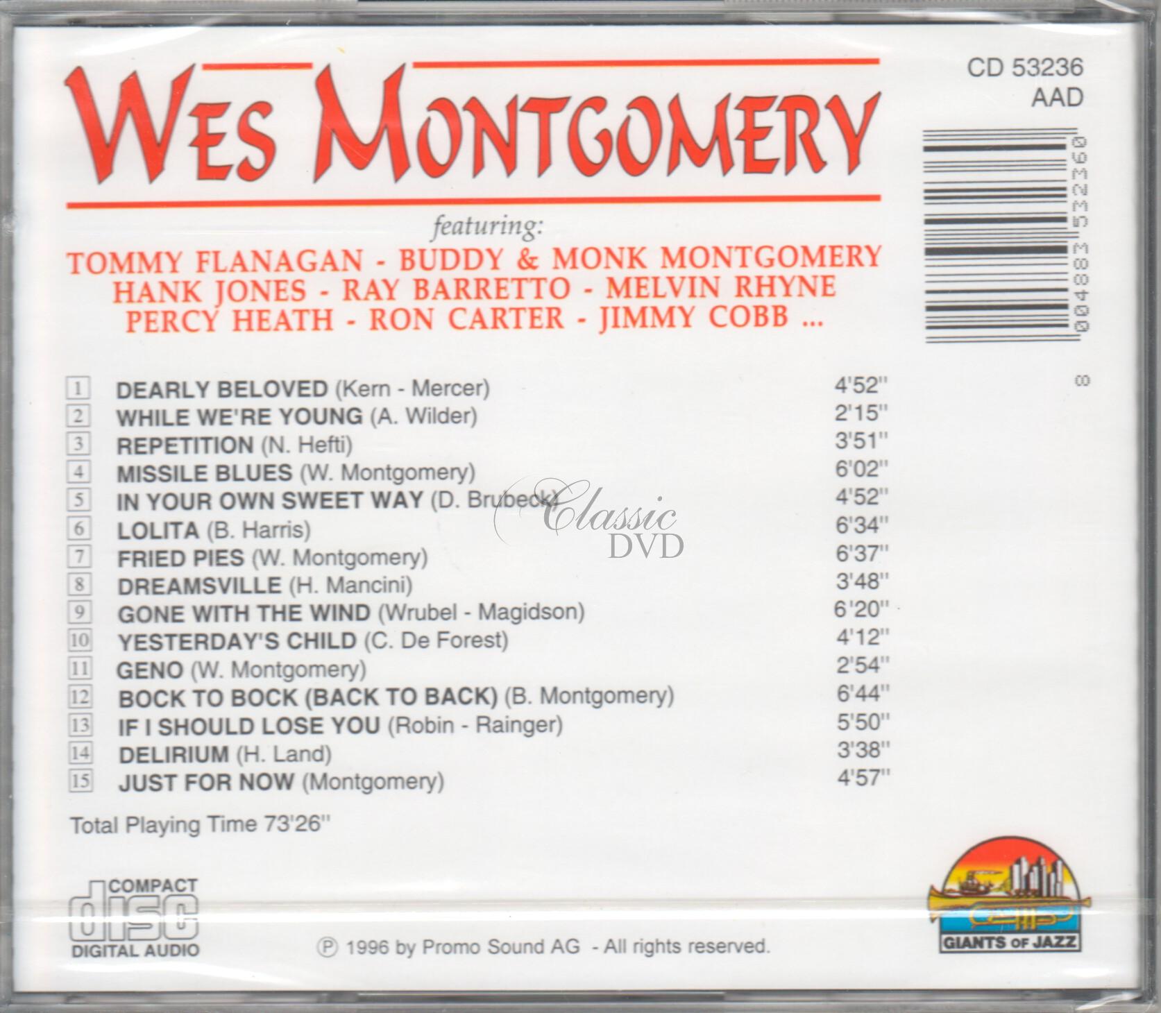 WES MONTGOMERY: Originální nahrávky (CD)
