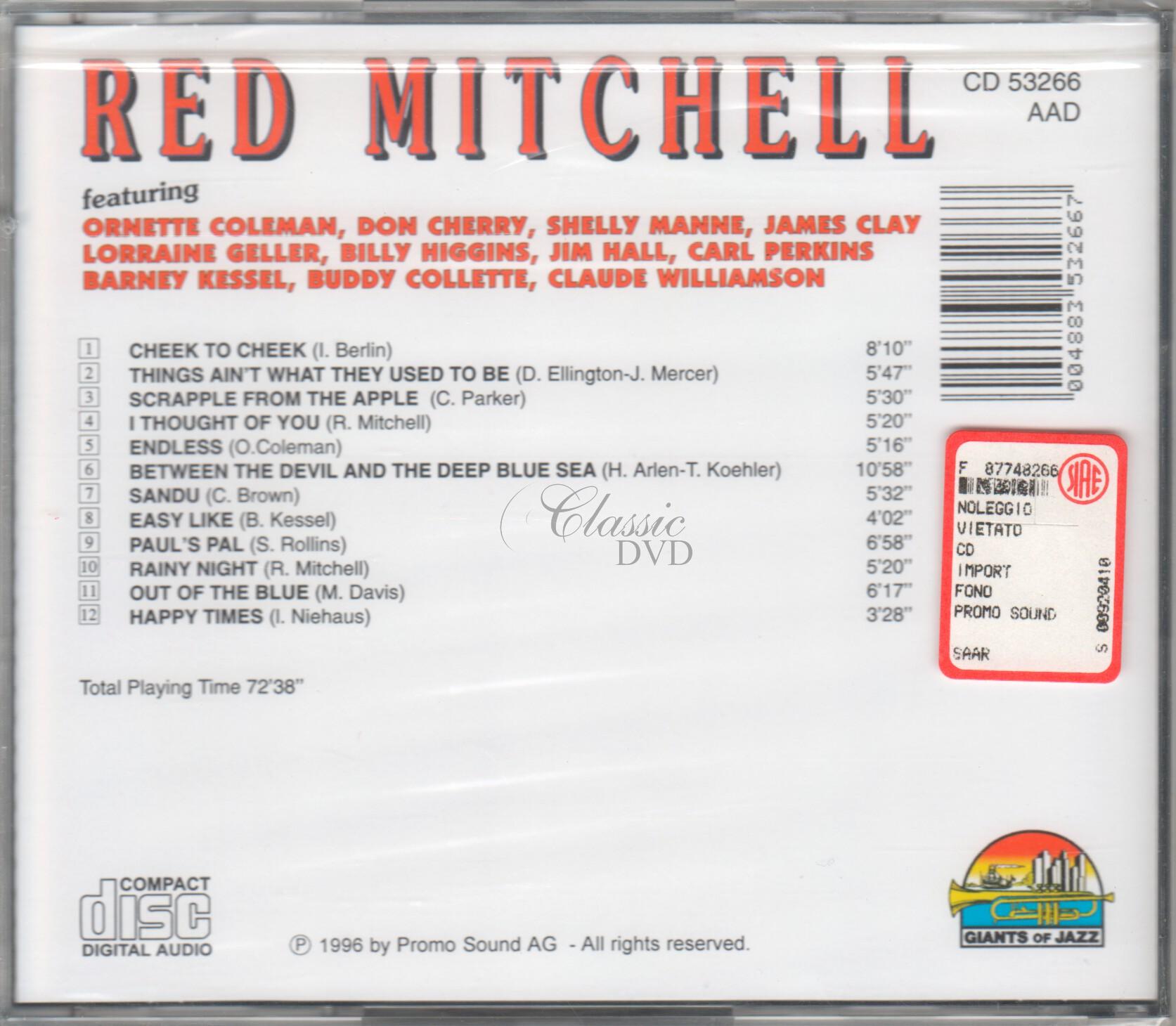RED MICHELL: Originální nahrávky (CD)