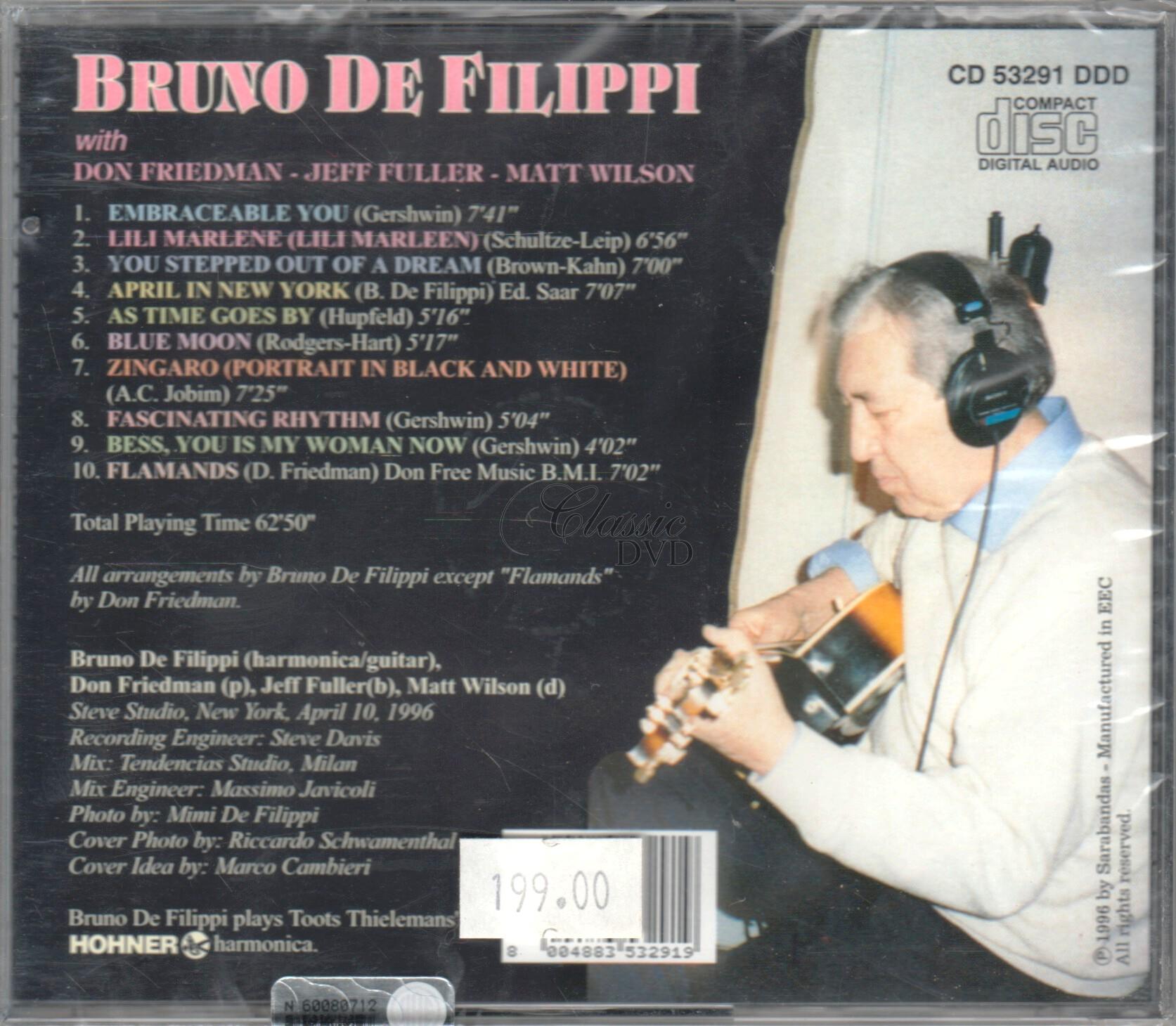 BRUNO DE FILIPPI: Lili Marlene - Originální nahrávky (CD)