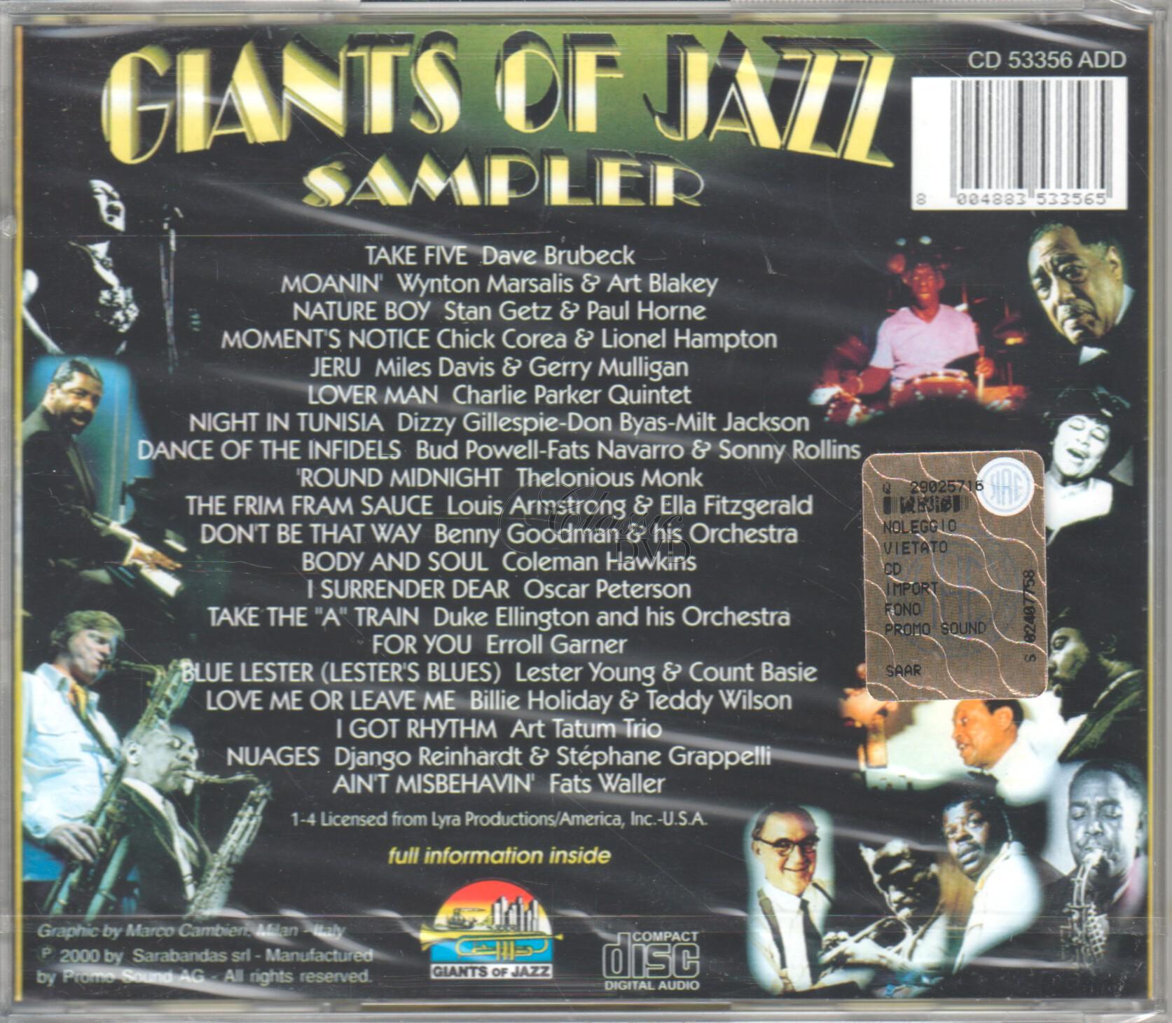 GIANTS OF JAZZ: The best of (CD)