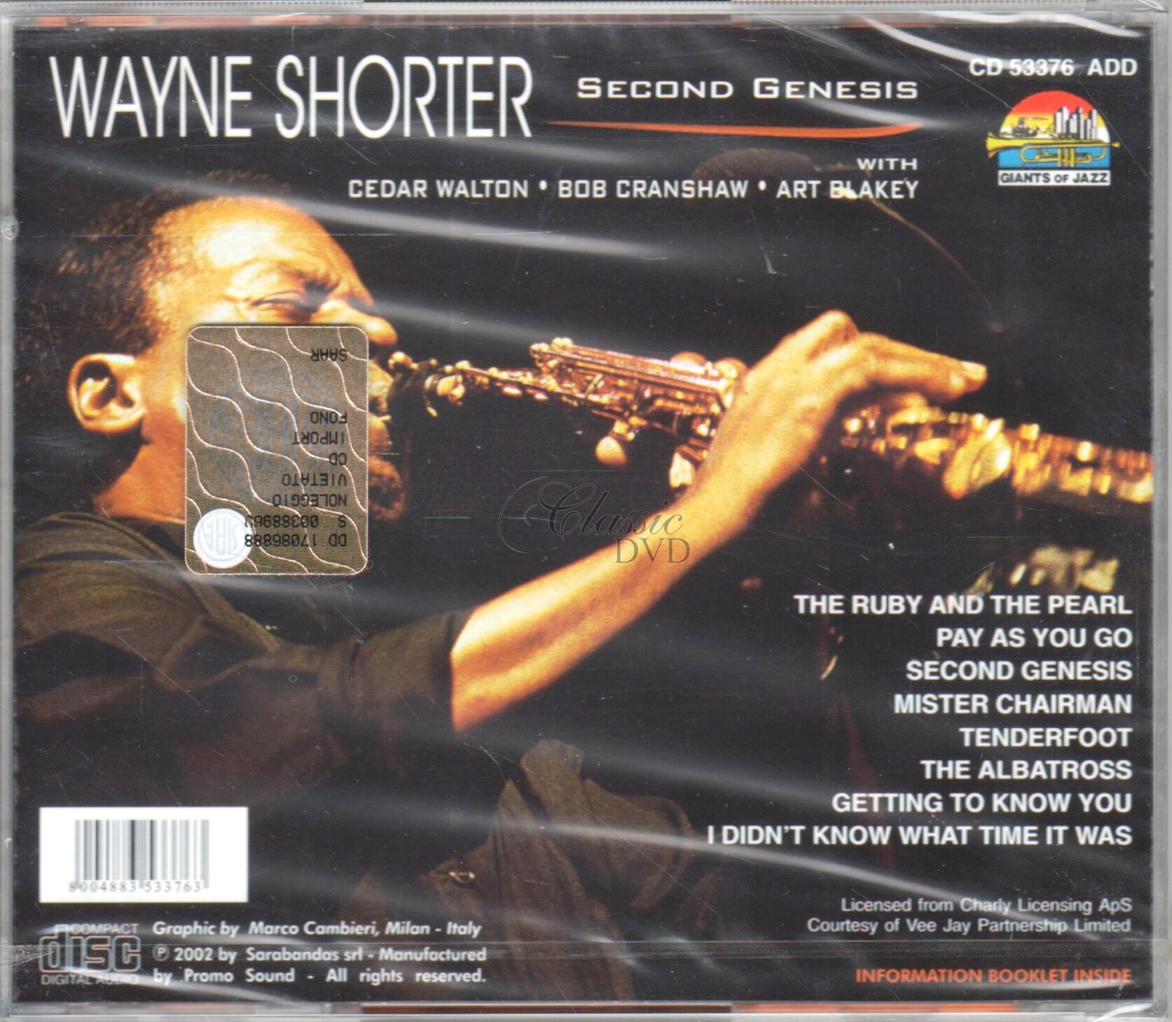 WAYNE SHORTER: Second Genesis (CD)