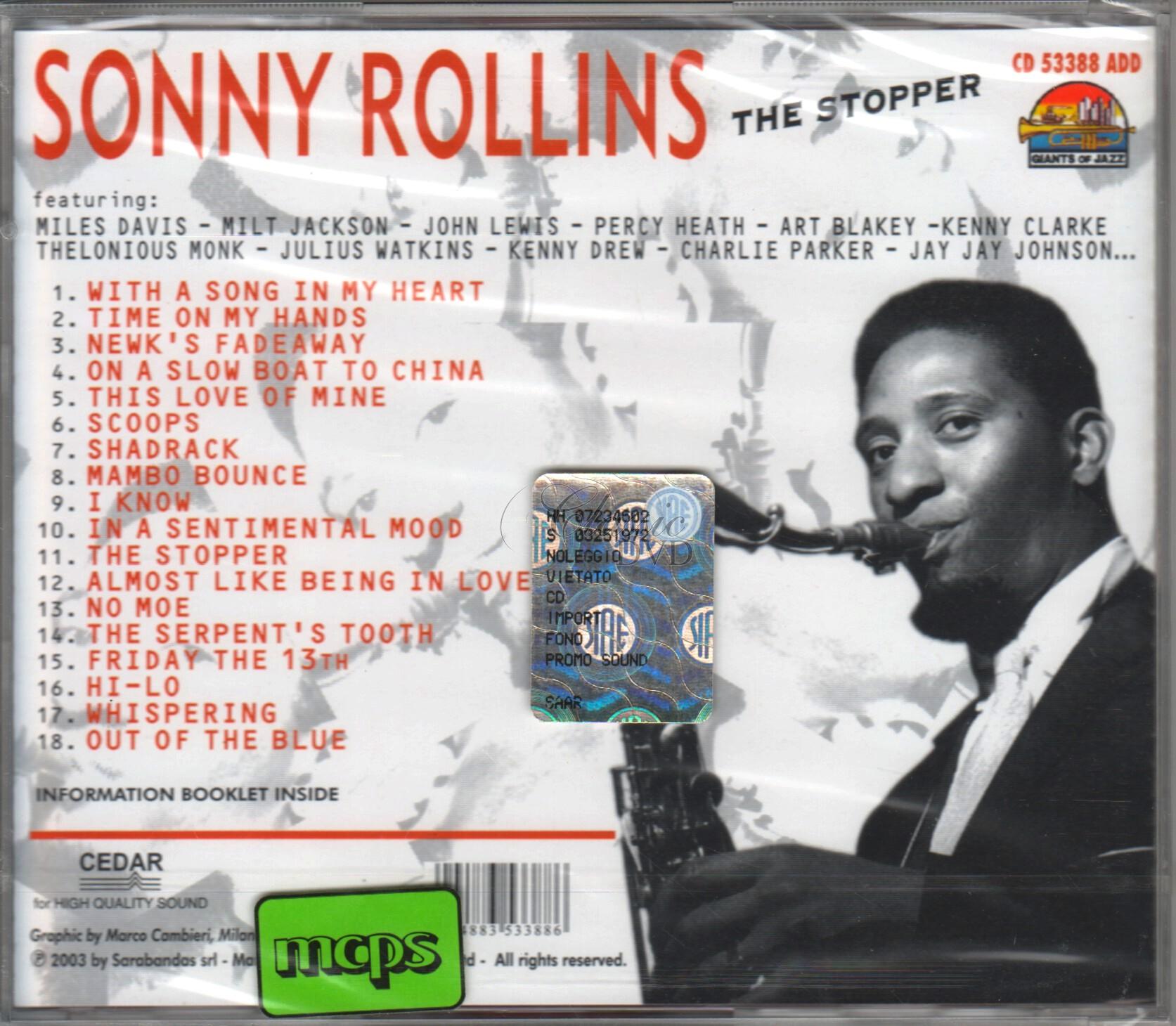 SONNY ROLLINS: The Stopper (CD)
