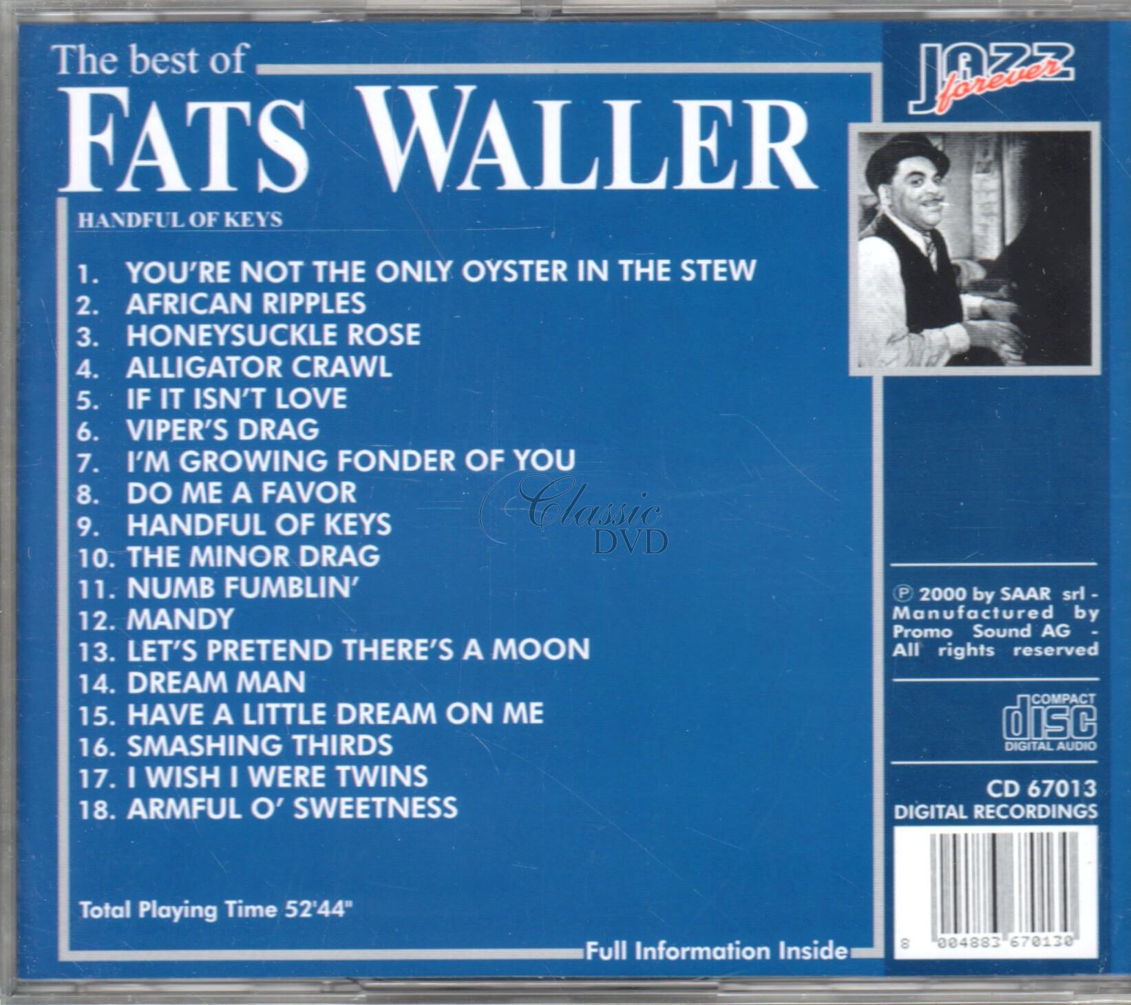 FATS WALLER: Best of - Originální nahrávky (CD)