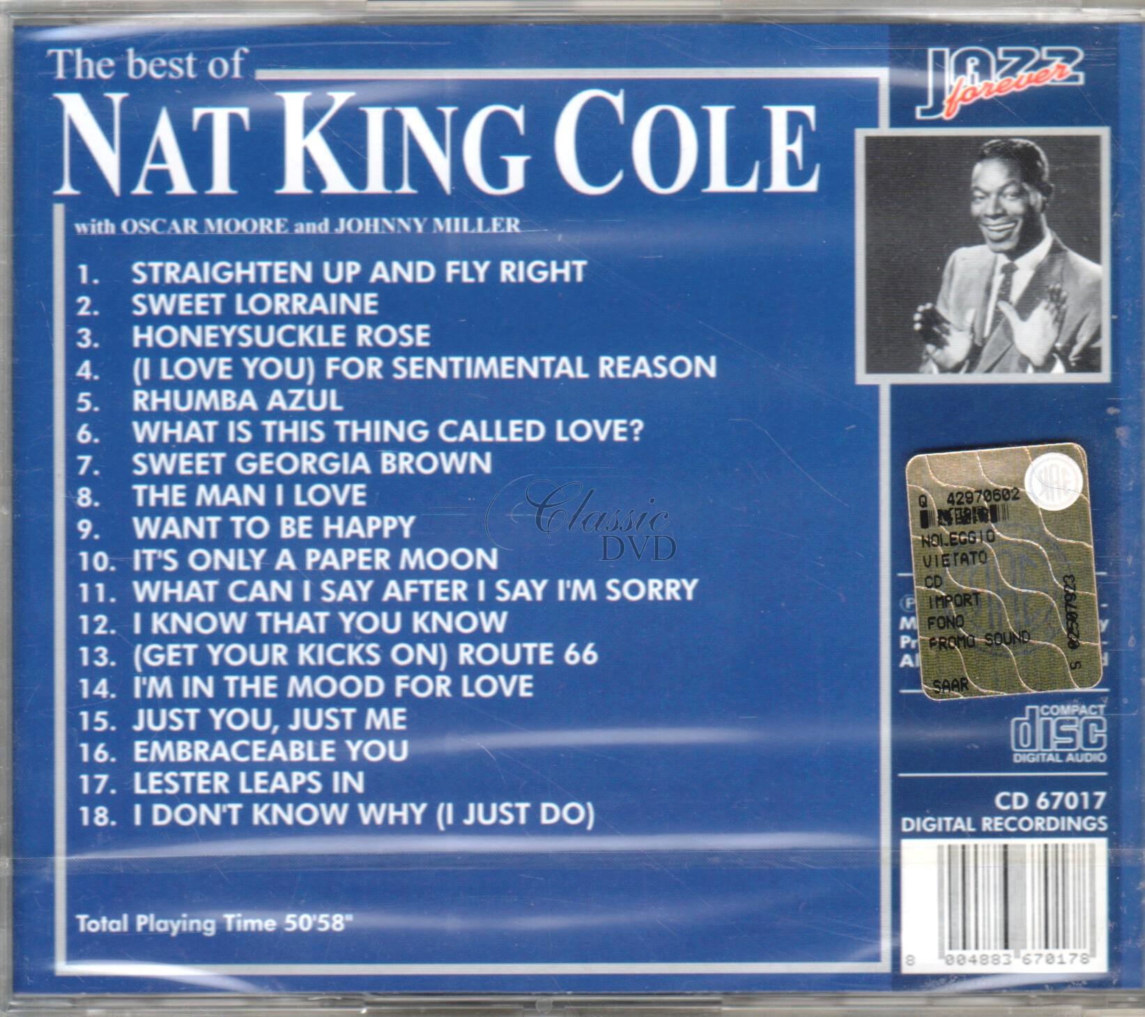 NAT KING COLE: Best of - Originální nahrávky (CD)