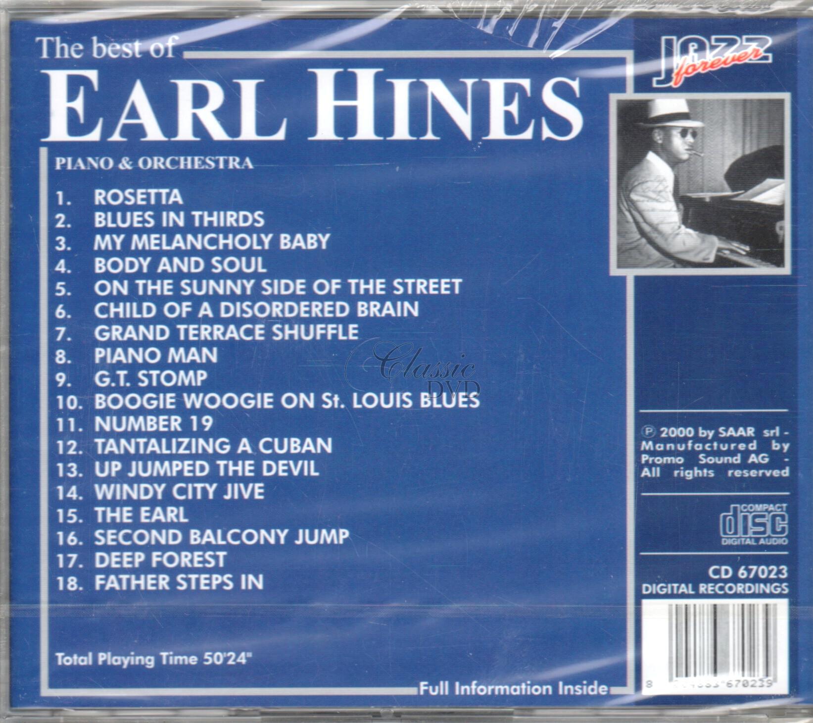 EARL HINES: Best of - Originální nahrávky (CD)