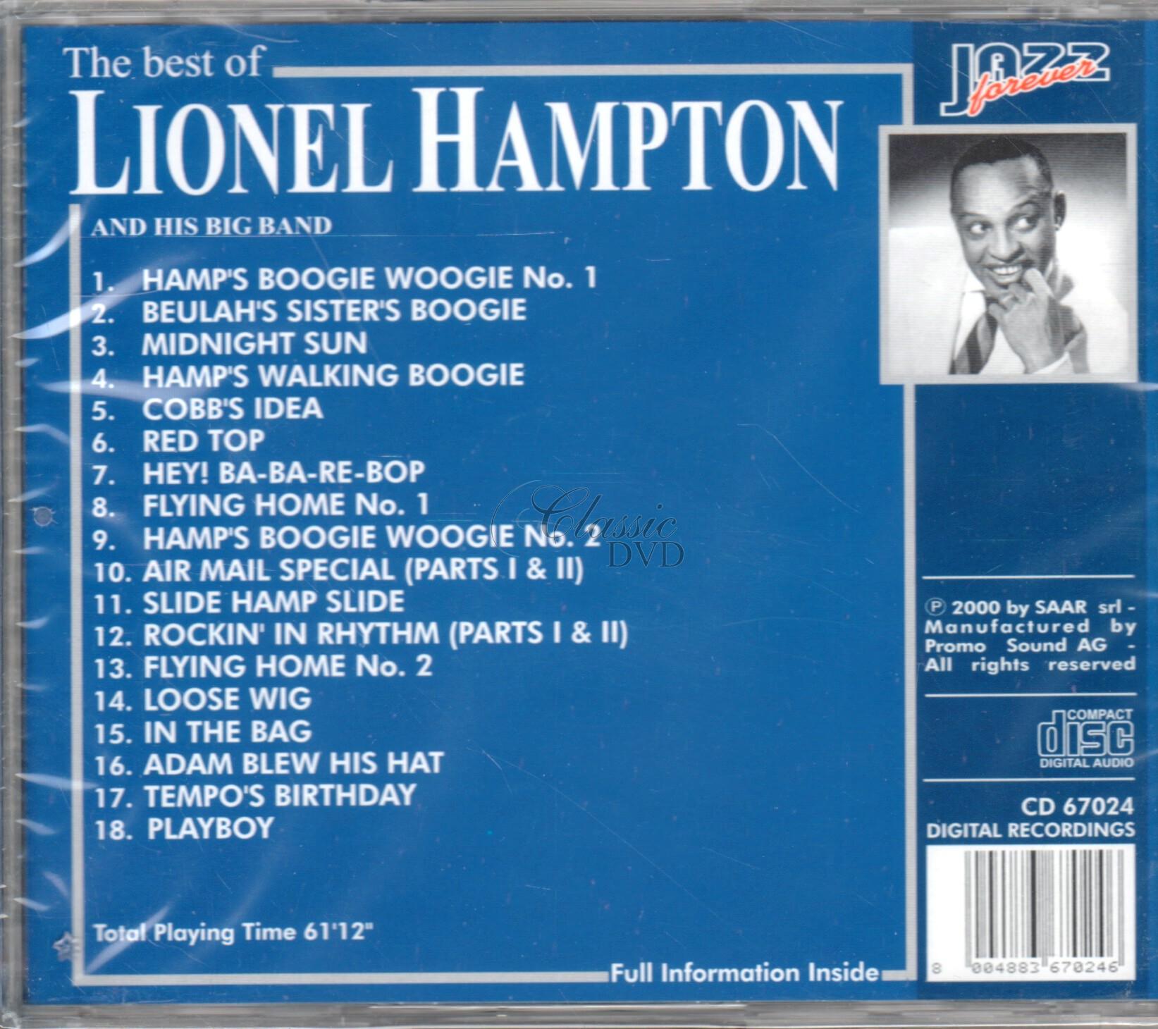 LIONEL HAMPTON: Best of - Originální nahrávky (CD)