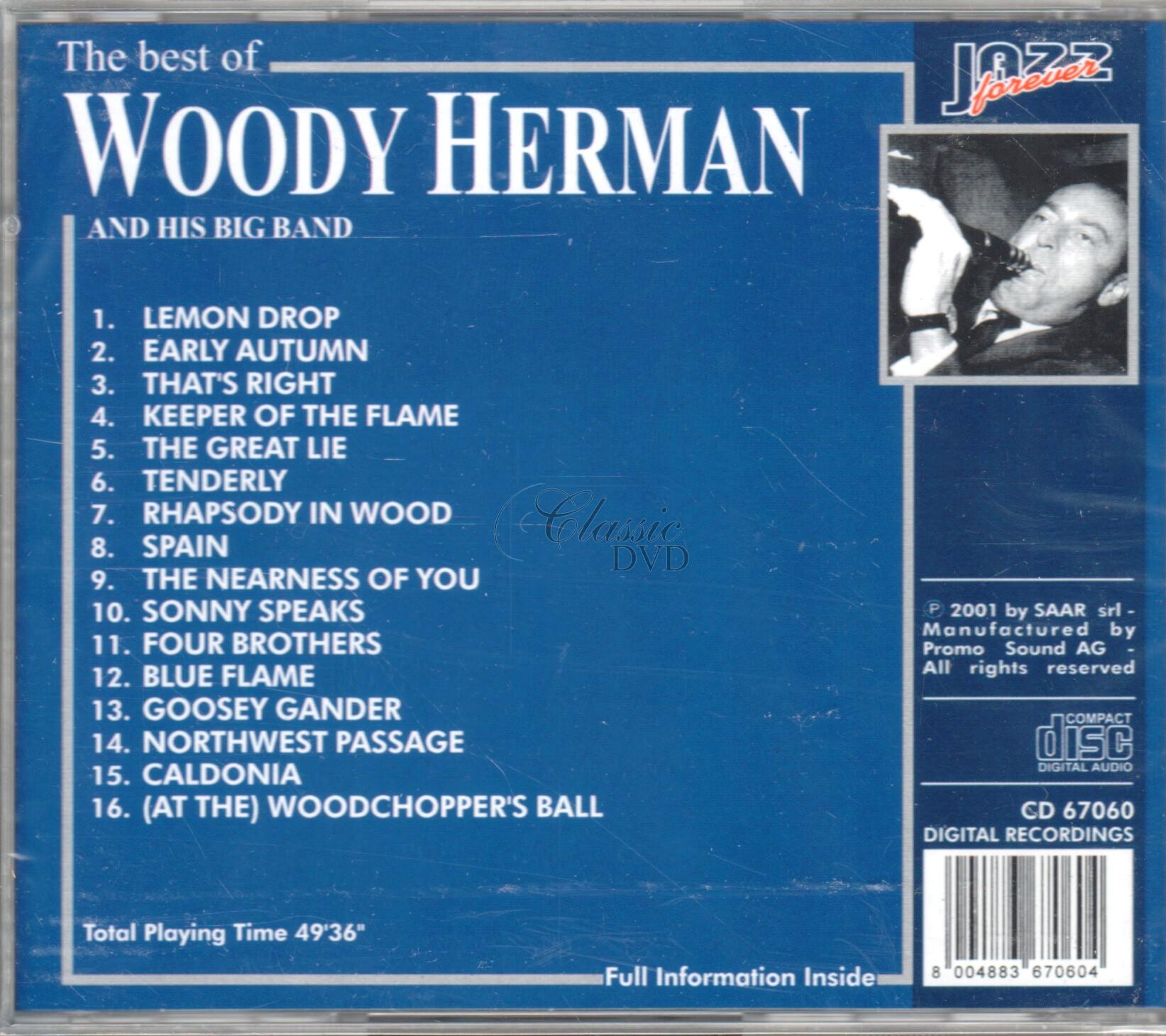 WOODY HERMAN: The best of - Originální nahrávky (CD)