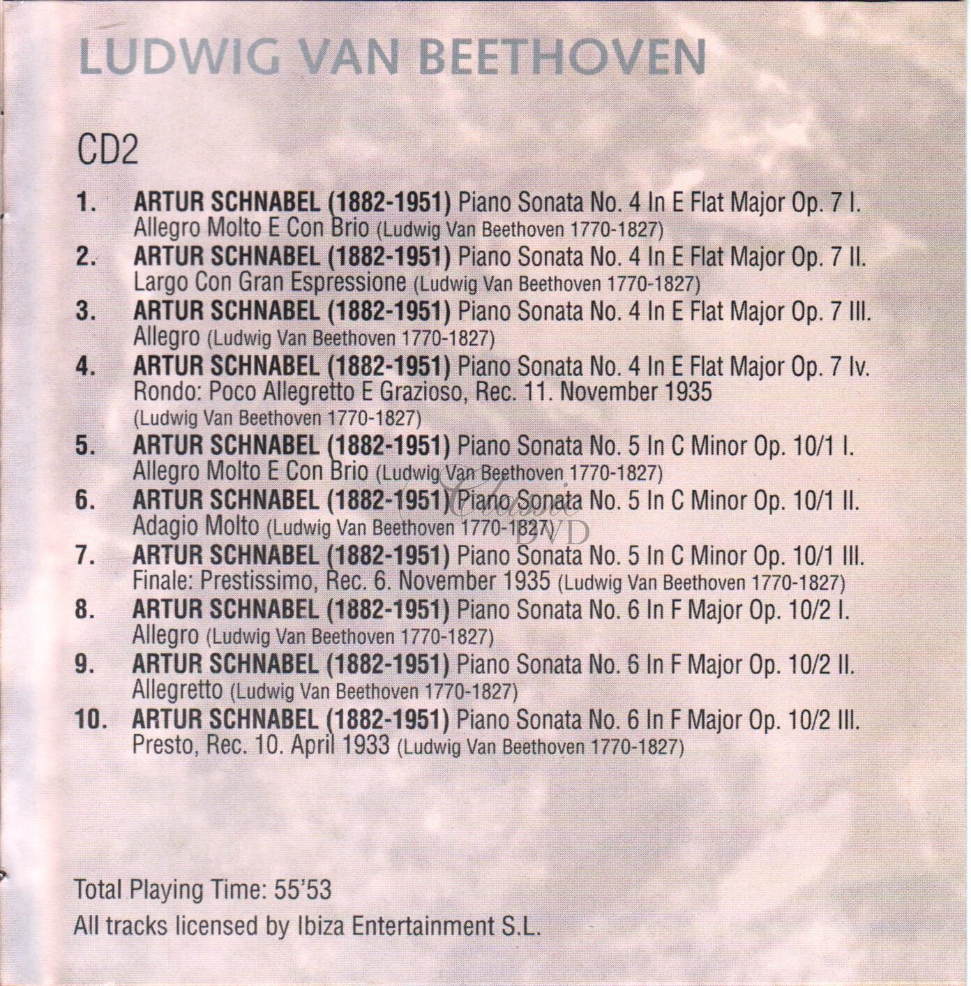 BEETHOVEN,L.V.: Skladby pro klavír - historické nahrávky (6CD)