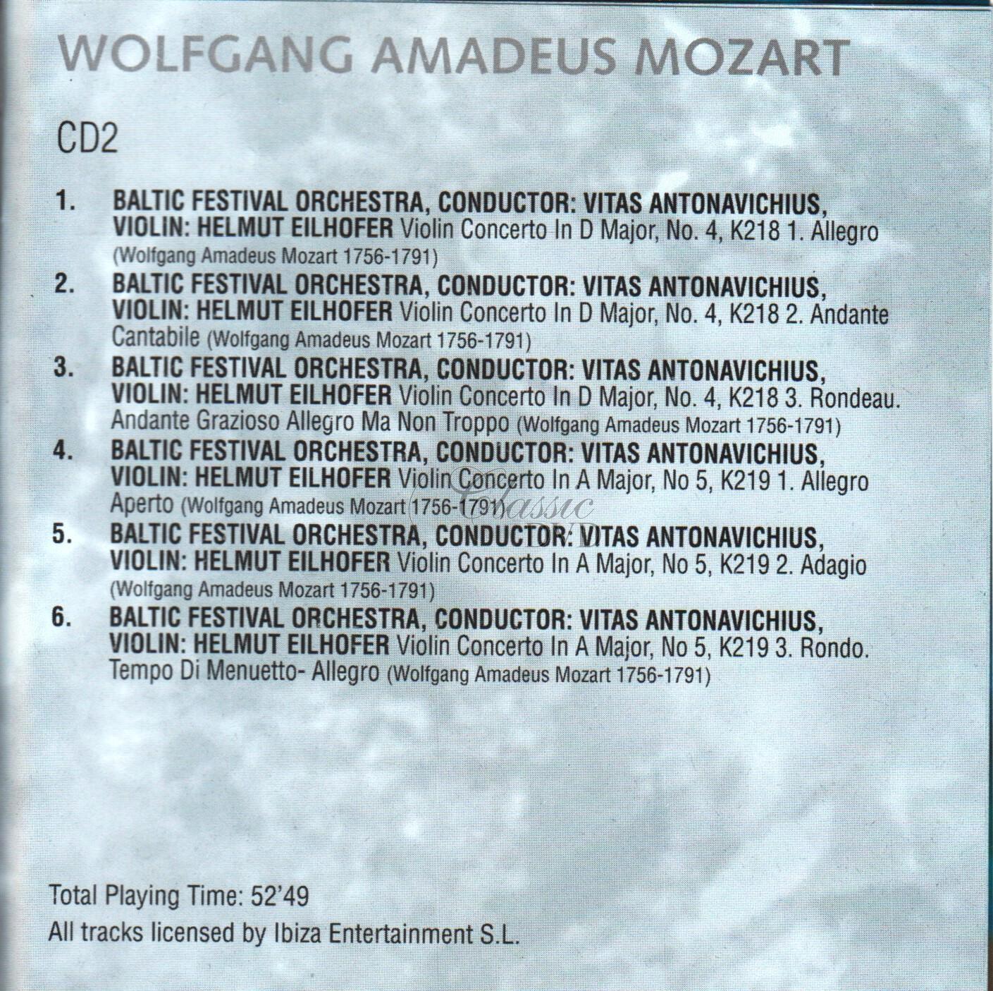 MOZART,W.A.: Nejznámější skladby - historické nahrávky (6CD)