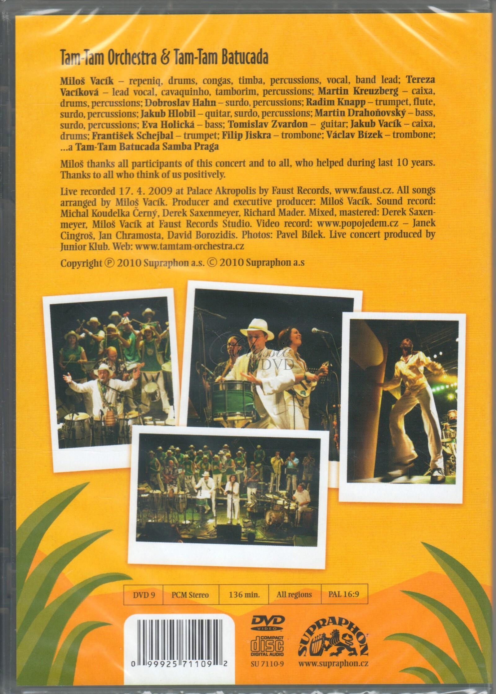 TAM-TAM ORCHESTRA & BATUCADA - 10 years - Live in Akropolis (DVD+CD)