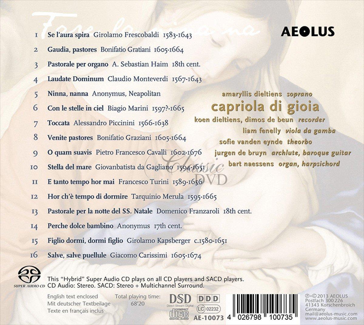 Fara la Nina Na - Christmas music of the Italian baroque (SACD)