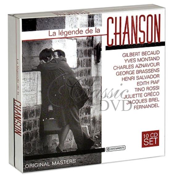 FRANCOUZSKÉ ŠANSONY - DÁRKOVÁ EDICE (10CD)