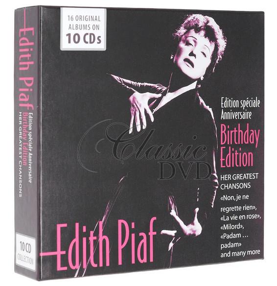 EDITH PIAF Her Greatest Chansons / 16 Original Albums (10CD)