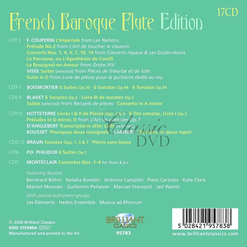 FRENCH BAROQUE FLUTE EDITION (17CD)