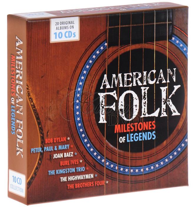 AMERICAN FOLK - Milestones of Legends (10CD)