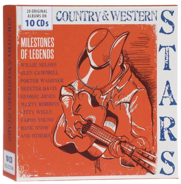 Country & Western Stars - Milestones Of Legends (10CD)