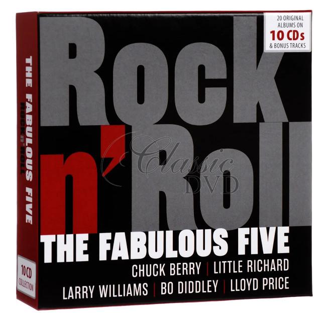 The Fabulous Five. Rock'N'Roll - 20 Original Albums & Bonus Tracks DÁRKOVÁ EDICE (10CD)