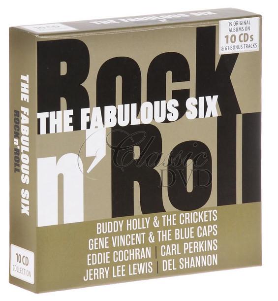The Fabulous Six. Rock'N'Roll - DÁRKOVÁ EDICE (10CD)