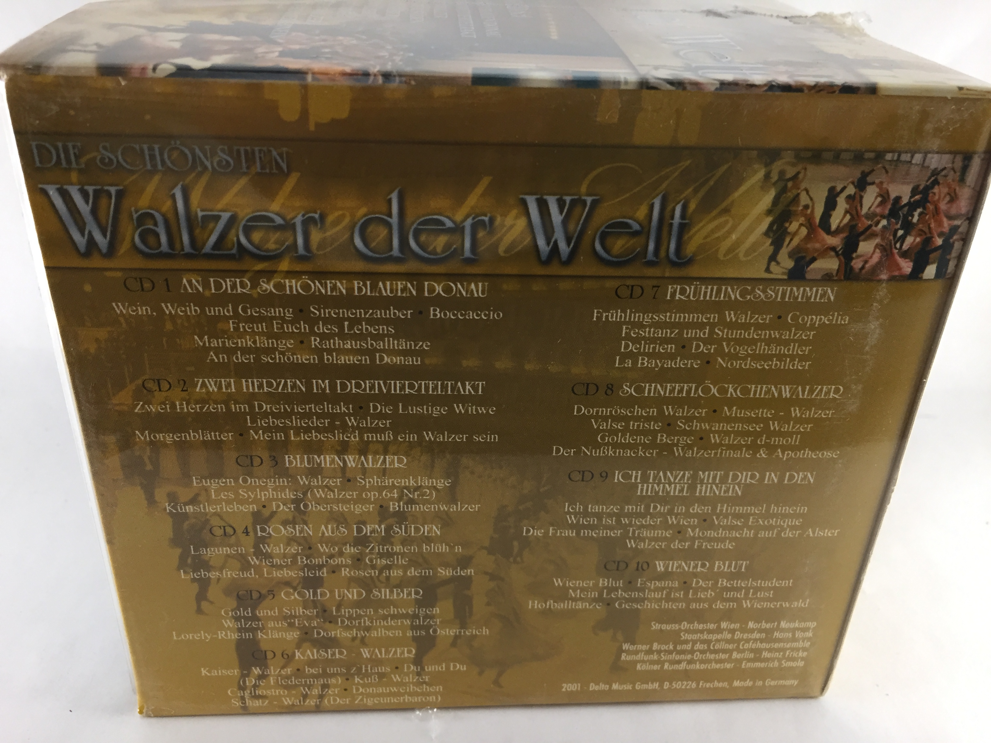WALZER DER WELT: Waltzes - Slavné vídeňské valčíky (10CD)