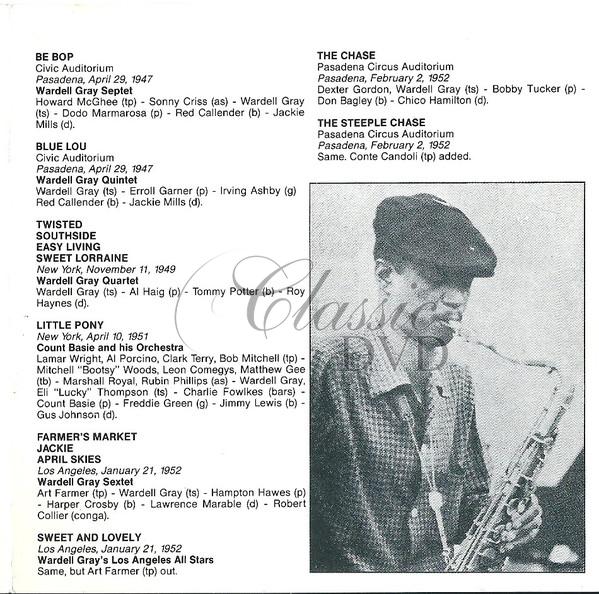 WARDELL GRAY: The chase (CD)