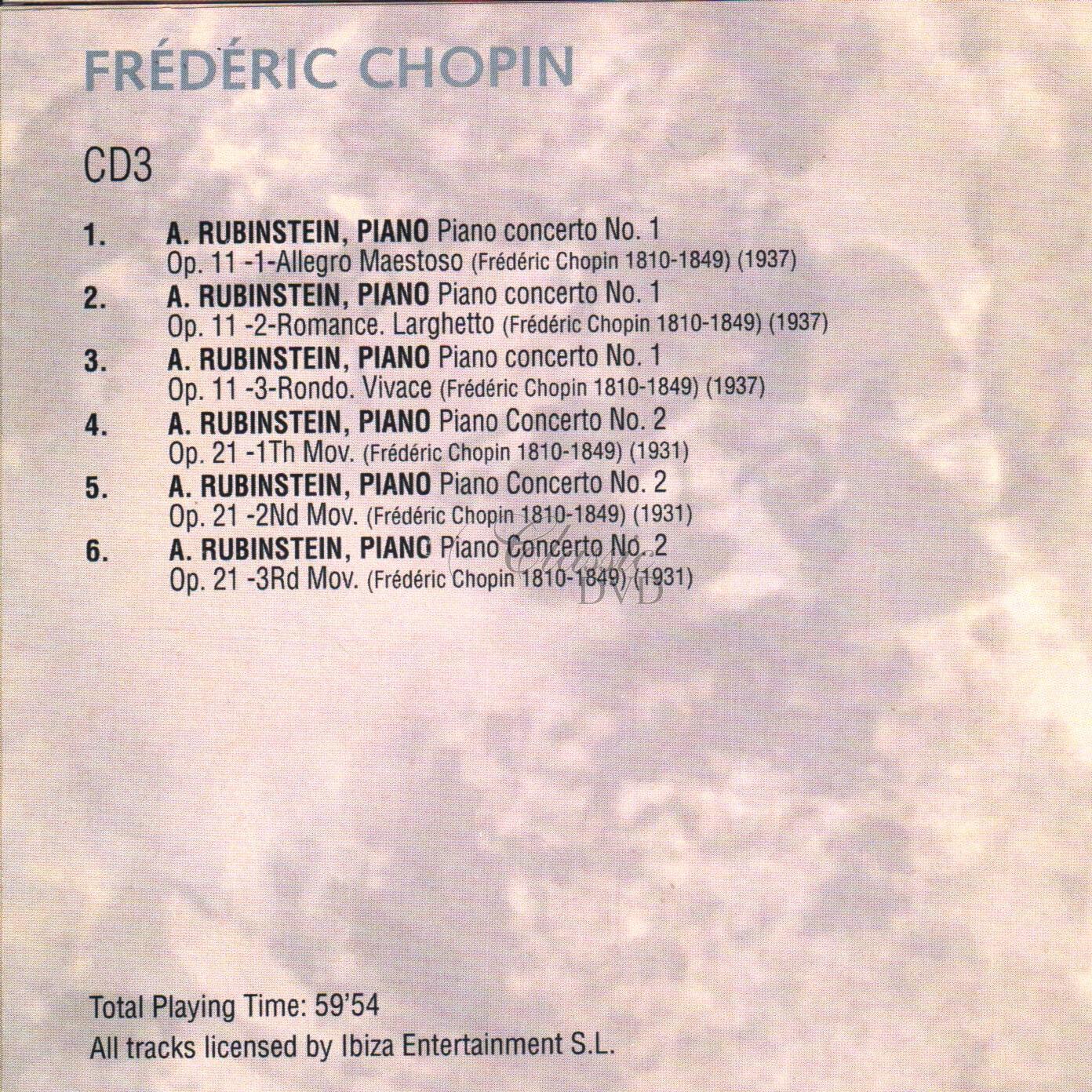 CHOPIN,F.: Skladby pro klavír - historické nahrávky (6CD)